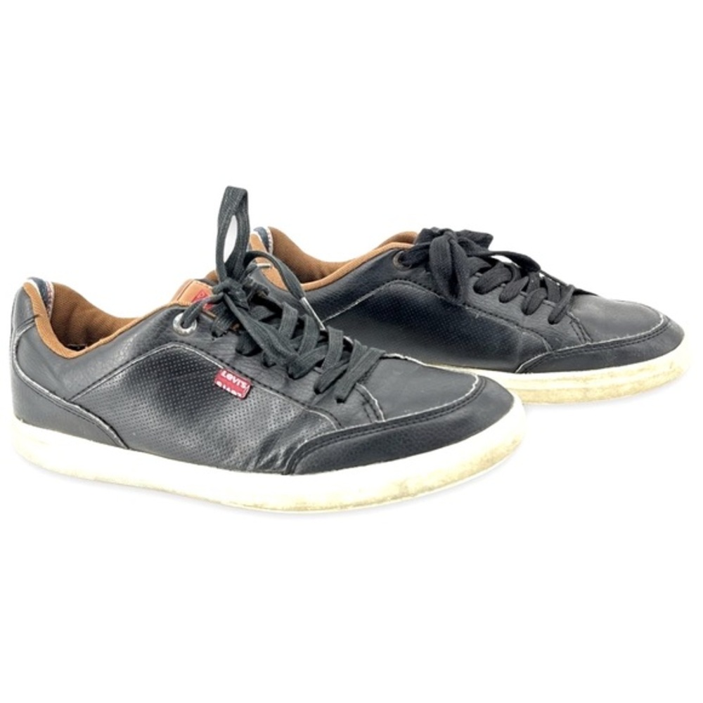 Levi’s Men’s Black Sneaker With Jean Strip on Back 10